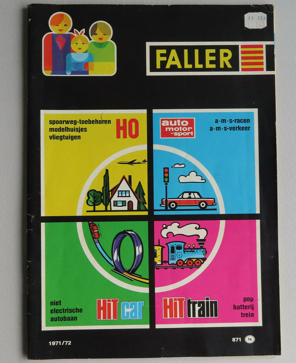 Faller -- Modellbau Jahres Katalog 1971/72 - Sprache Niederländisch (BNL1217)