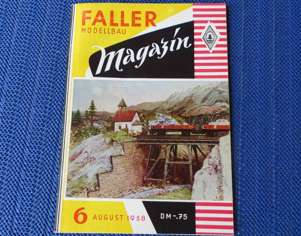 Faller AMS -- Modellbau Magazin 6 von 1958, 60er Jahre Rarität