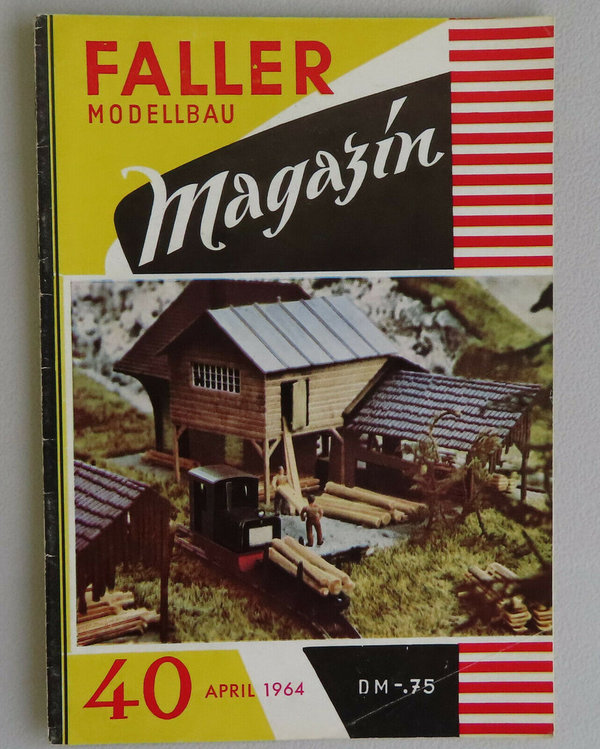Faller AMS -- Modellbau Magazin 40 von 1964 (DEZ470)