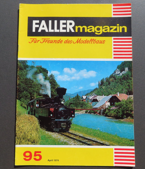 Faller AMS ~~ Faller Magazin 95 von 1974 (BNL1590)