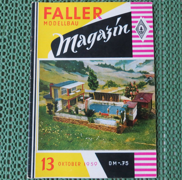 Faller AMS -- Modellbau Magazin 13 von 1959, 60er Jahre Rarität
