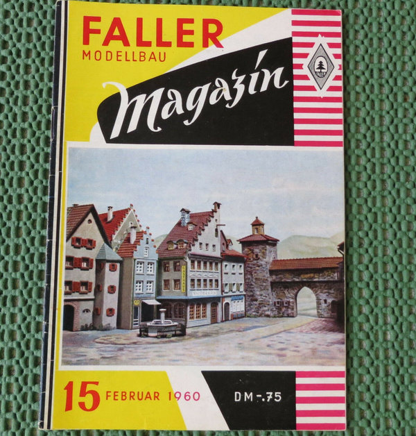 Faller AMS -- Modellbau Magazin 15 von 1960, 60er Jahre Rarität #091019
