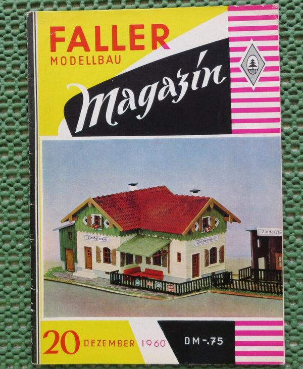 Faller AMS -- Modellbau Magazin 20 von 1960, 60er Jahre Rarität