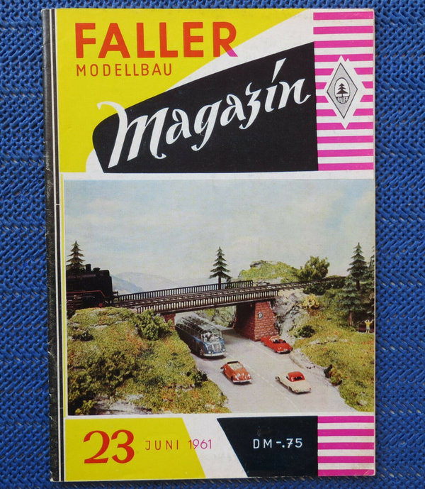 Faller AMS -- Modellbau Magazin 23 von 1961, 60er Jahre Rarität
