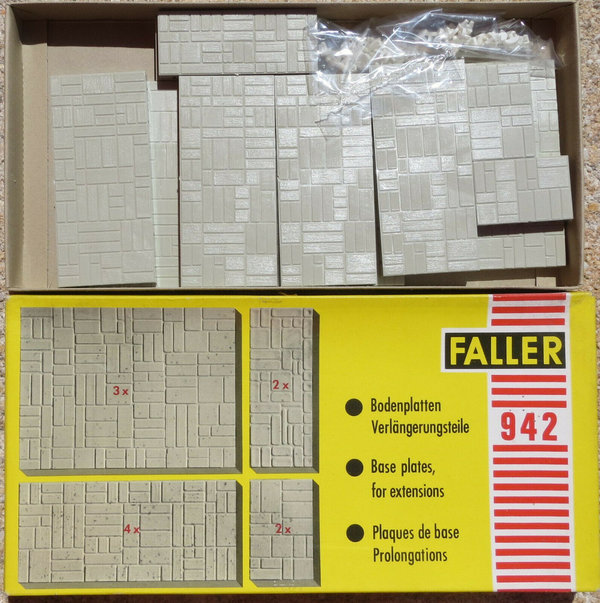 Faller AMS 942 -- Bodenplatten in OVP (JU503)