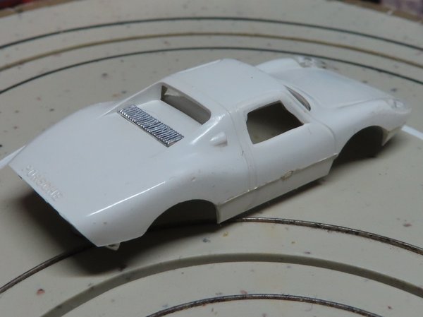 Faller AMS 4837 ~~ Porsche GT mit Flachankermotor, 60er Jahre Spielzeug (DEZ926)