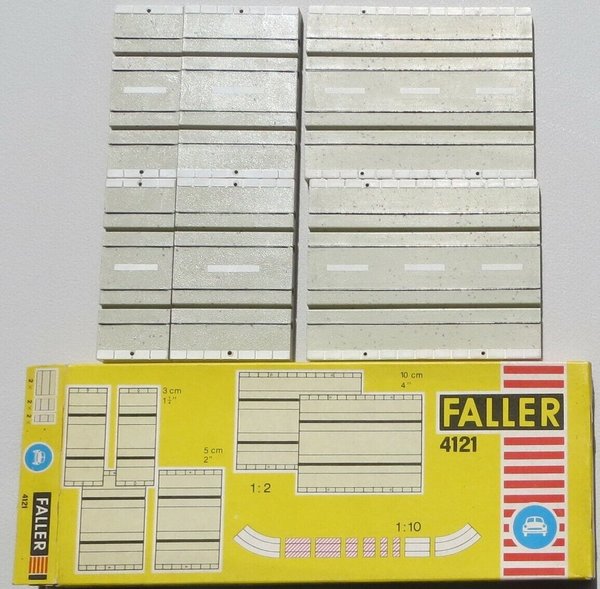 Faller AMS 4121-- 10 cm, 5 cm + 3 cm Gerade in OVP (EPS96)