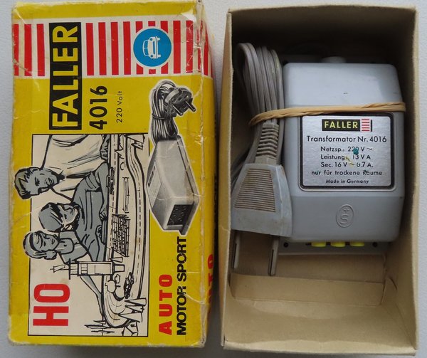 Faller AMS 4016 ~~ Trafo 4016 in OVP, Funktion ok, 60er Jahre Spielzeug #DEZ2425
