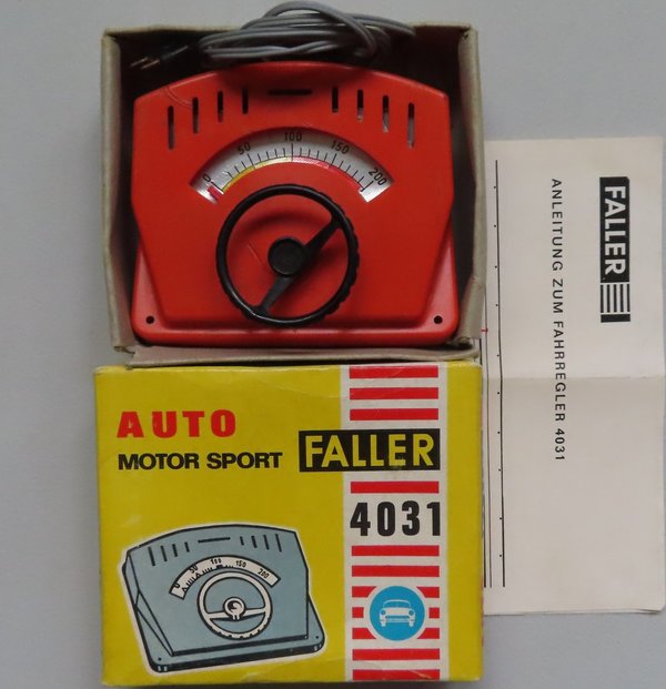 Faller AMS 4031 -- Fahrregler in OVP, 60er Jahre Spielzeug #DEZ2249