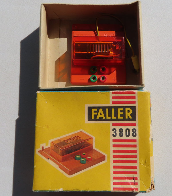 Faller AMS 3808 -- Gleichrichter in OVP, Funktion ok #DEZ2281