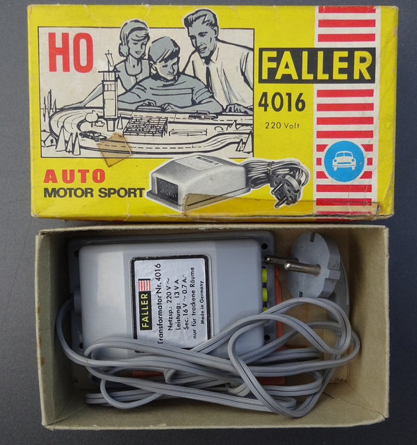 Faller AMS 4016 ~~ Trafo 4016 in OVP, Funktion ok, 60er Jahre Spielzeug #RPS489