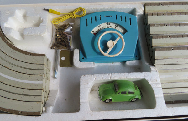 Faller 4000 -- seltene Grundpackung mit VW Käfer, 60er Jahre Spielzeug (DEZ564)