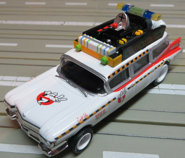 für H0 Slotcar Racing Modellbahn - Ghostbusters mit 4 Gear Chassis in OVP