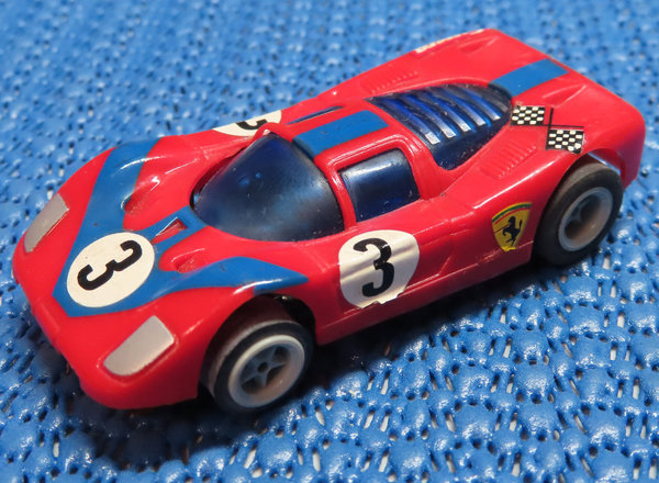 für H0 Slotcar Racing Modellbahn ~~ Ferrari 512, 60er Jahre Spielzeug (DEZ948)