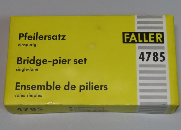 Faller AMS 4785 -- Fahrbahnstützen einspurig in OVP (DEZ615)