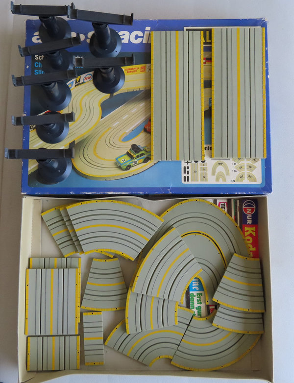 Faller AMS 4770 -- Schleuderkurven-Set in OVP, 70er Jahre Spielzeug (DEZ657)