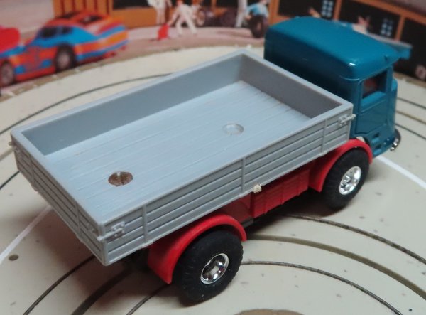 Faller AMS 5771 -- Büssing LKW mit Verkehrsgetriebe, 60er Jahre Spielzeug (DBW87)