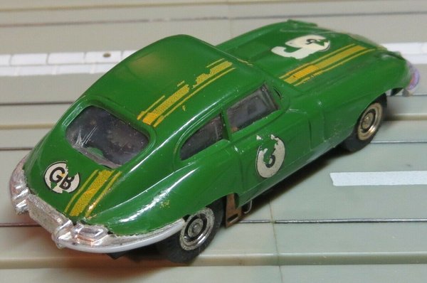 Faller AMS -- Jaguar E-Type mit Flachankermotor, 60er Jahre Spielzeug / H0 Maßstab 1:64  (RPS195)