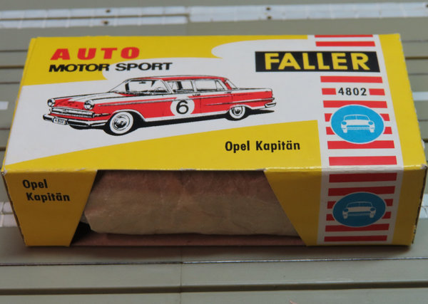 Faller AMS 4802 -- neuwertiger Opel Kapitän in OVP, 60er Jahre Rarität (DBW98)