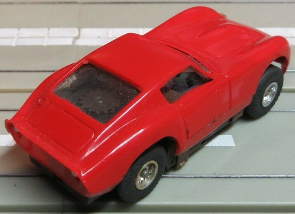 Faller AMS 5636 -- Ferrari GT mit Flachankermotor, 60er Jahre Spielzeug / H0 Maßstab 1:64  (DBW103)