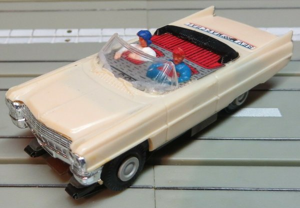 Faller AMS 4857 -- Cadillac Cabrio mit Blockmotor, 60er Jahre Spielzeug, Maßstab 1:64 (RPS203)