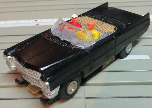 Faller AMS 4857 -- Cadillac Cabrio mit Blockmotor, 60er Jahre Spielzeug, Maßstab 1:64 (RPS201)