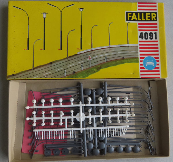 Faller AMS 4091 -- Lampen-Set in OVP, 60er Jahre Spielzeug #DEZ1631