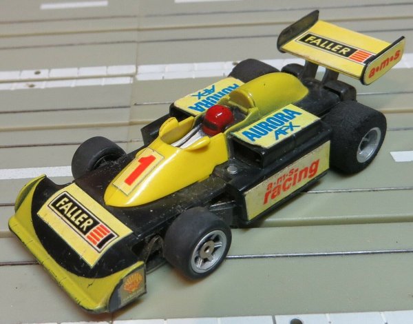Faller Aurora - sehr seltener Formel 1 AMS Racing Team mit G-Plus Motor (RPS431)