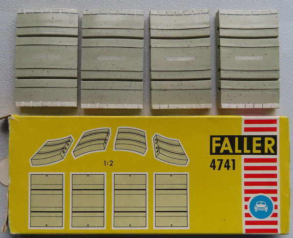 Faller AMS 4741  --  Buckelpiste in OVP, 60er Jahre Spielzeug (DBW124)
