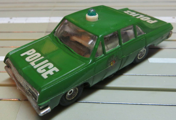 Faller Opel Diplomat Polizei mit Blinklicht, 60er Jahre Spielzeug, Maßstab 1:64  H0(EBS160)
