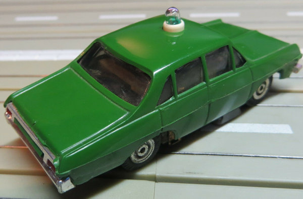 Faller Opel Diplomat Polizei mit Blinklicht, 60er Jahre Spielzeug, Maßstab 1:64  H0(EBS186)