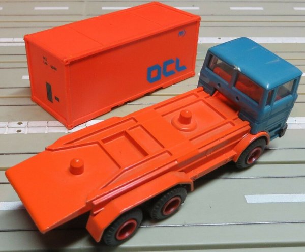 Faller AMS 480 --  Container LKW mit Zinkmotor und 1 Container (EBS199)