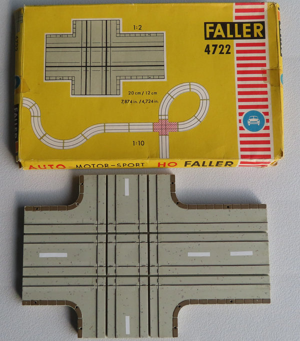 Faller AMS 4722-- Doppelkreuzung in OVP, 60er Jahre Spielzeug (DEZ781)