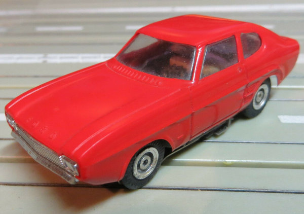 Faller AMS 5650 -- Ford Capri mit Flachankermotor, 60er Jahre Spielzeug / H0 Maßstab 1:64 (EBS247)