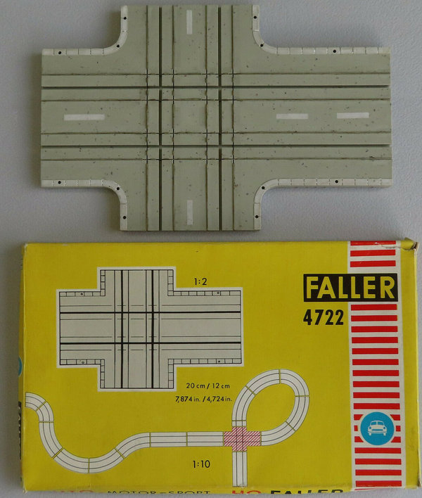 Faller AMS 4722-- Doppelkreuzung in OVP, 60er Jahre Spielzeug (BNL1162)