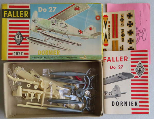 Faller Dornier Do 27 in OVP, 60er jahre Spielzeug ~ (DBW199)