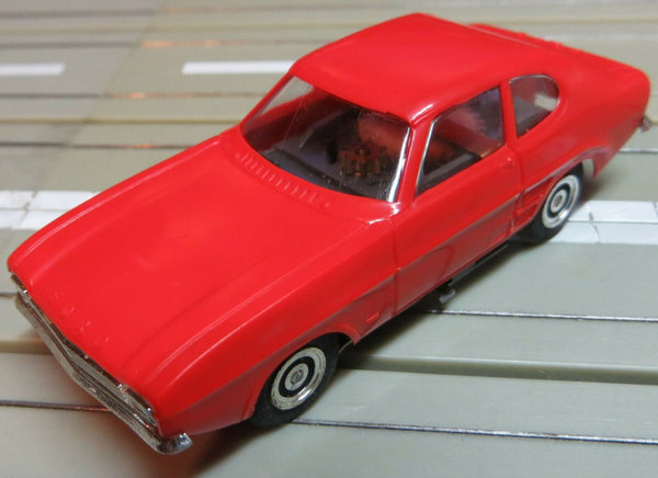 Faller AMS 5650 -- Ford Capri mit Flachankermotor, 60er Jahre Spielzeug / H0 Maßstab 1:64 (EBS343)