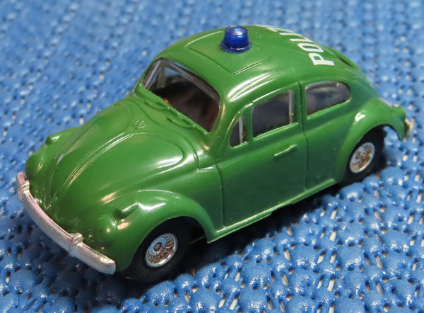 Faller AMS - VW Käfer Polizei mit Flachankermotor, 60er Jahre Spielzeug (DBW246)