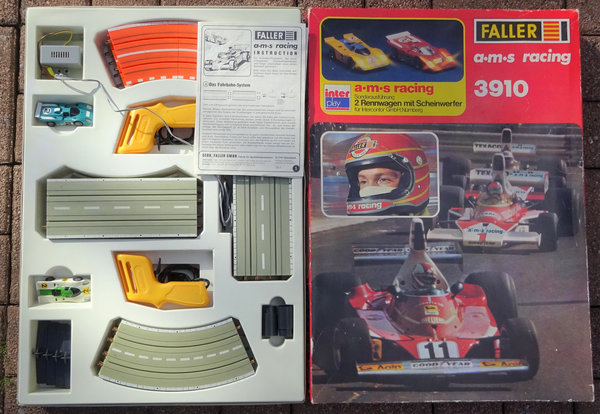 Faller AMS 3910 ~ Racing Weltmeisterschaft in OVP, 70er Jahre Spielzeug (DEZ900)