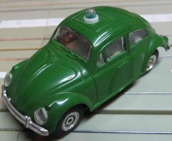 Faller AMS -- VW Käfer Polizei mit Blinklicht, 60er Jahre Spielzeug (EBS371)