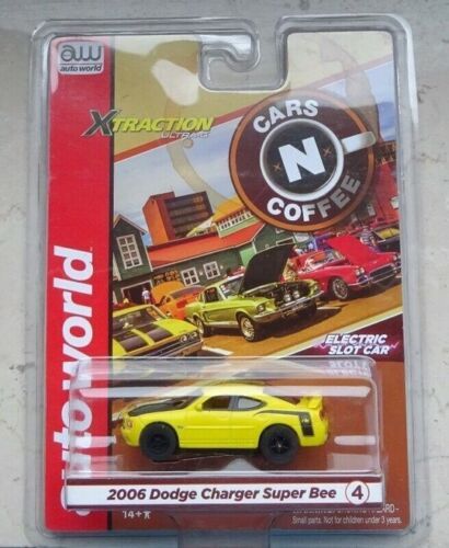 für H0 Slotcar Modellbahn ~ Dodge Charger Super Bee mit XTraction Chassis in OVP
