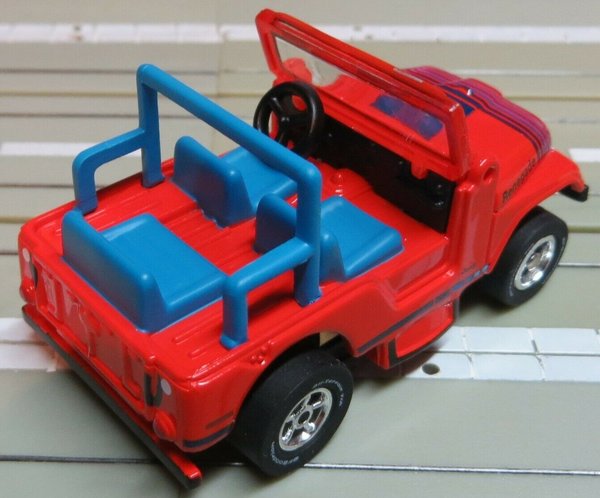 für H0 Slotcar Racing Modellbahn ~ Jeep CJ-5 mit XTraction Chassis mit OVP