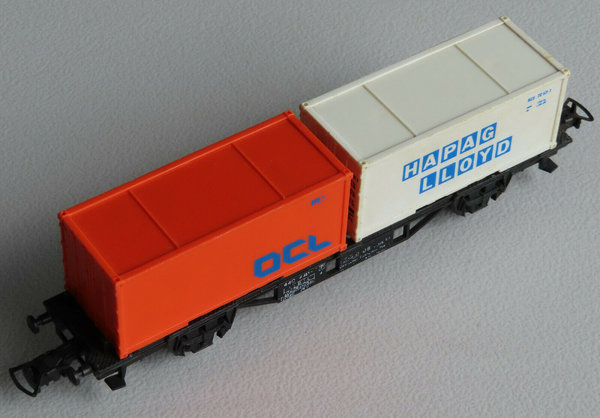 Faller AMS 444 -- Waggon mit Container -- RAR - (DEZ350)