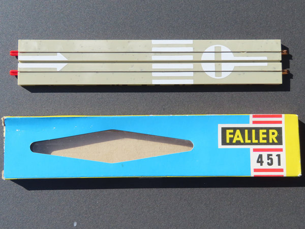 Faller AMS 451 ~ Schiene für Kehrschleife in OVP, 60er Jahre Spielzeug (BNL1475)
