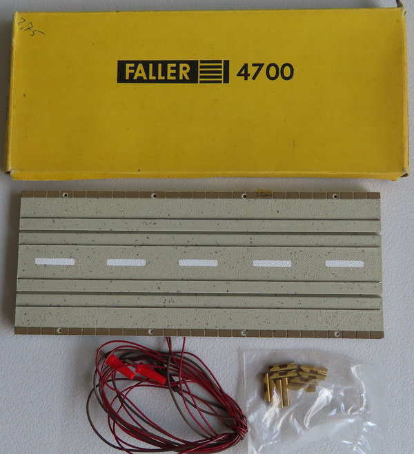 Faller AMS 4700 -- Anschlussschiene in OVP, 60er Jahre Spielzeug #DEZ1865