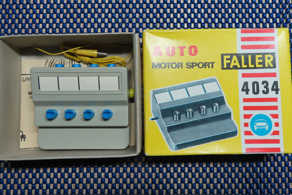 Faller AMS 4034 - Drucktastenschalter in OVP, 60er Jahre Spielzeug #DEZ1549