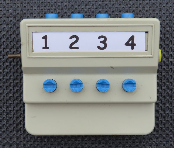Faller AMS 4034  ~~ Drucktastenschalter, 60er Jahre Spielzeug (BNL1801)