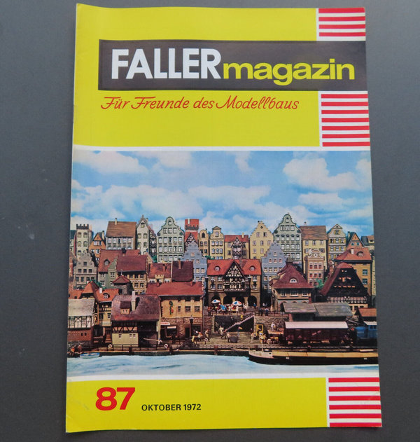 Faller  AMS ~~ Faller Magazin 87 von 1972 (BNL1598)