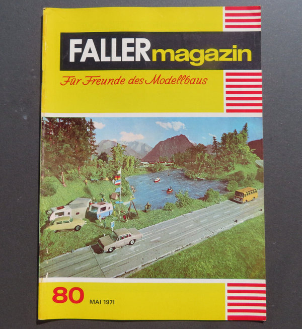 Faller  AMS ~~ Faller Magazin 80 von 1971 (BNL1605)