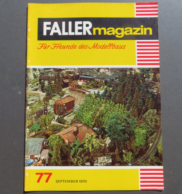 Faller  AMS ~~ Faller Magazin 77 von 1970 (BNL1608)
